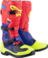 Tech 3 Boots - Red/Blue/Yellow Fluorescent - US 10