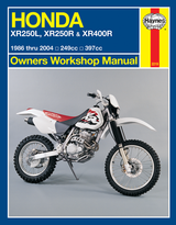 Manual - Honda XR250R/250L/400 1986 - 2003