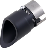 Family Jewel Exhaust Tip - Black - Mini Scalloped 1999 - 2012