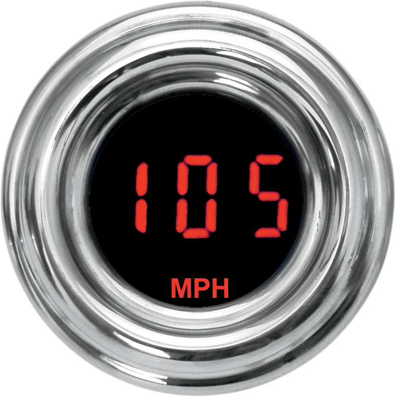 1-7/8\" MPH 4000 Series Speedometer - Red Display