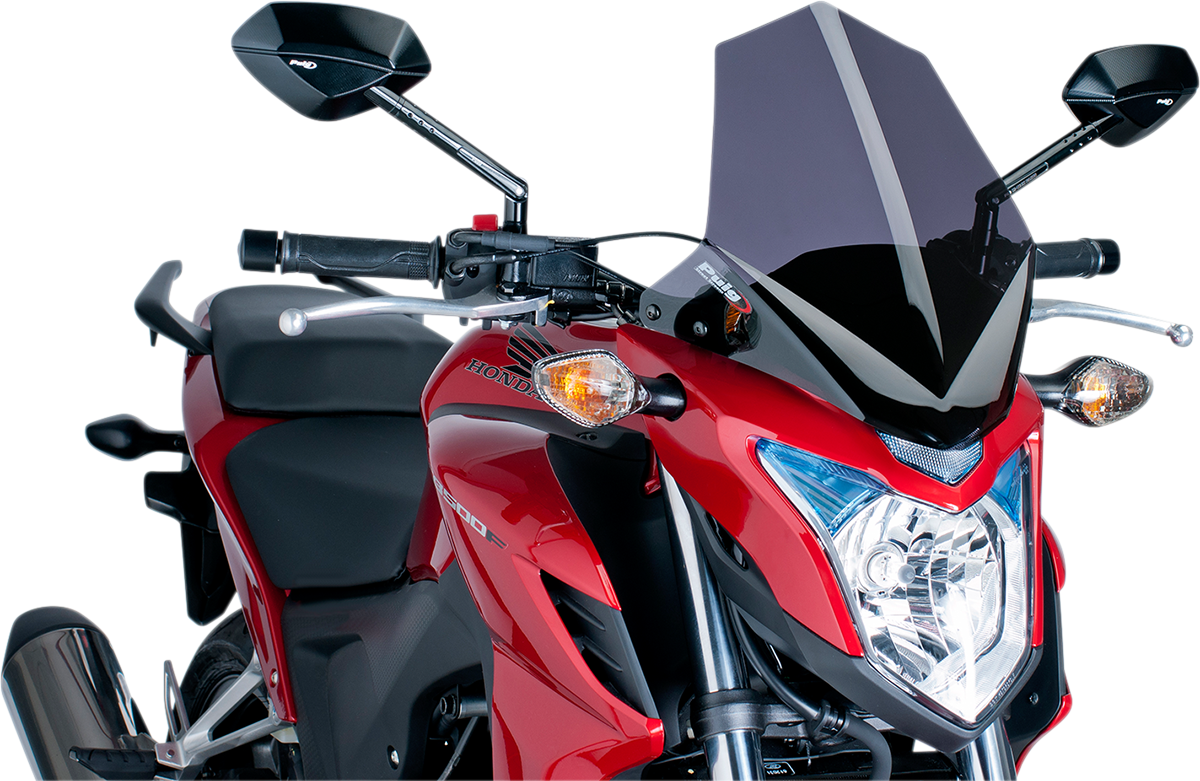 New Generation Windscreen - 14-3/8\" - Dark Smoke - CB500F 2013 - 2015