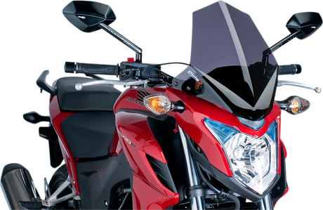 New Generation Windscreen - 14-3/8\" - Dark Smoke - CB500F 2013 - 2015