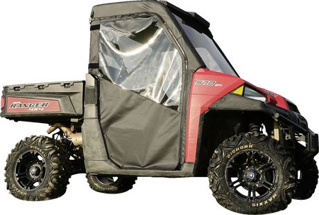 Full Doors And Rear Window - Black - Polaris Ranger 2011 - 2016