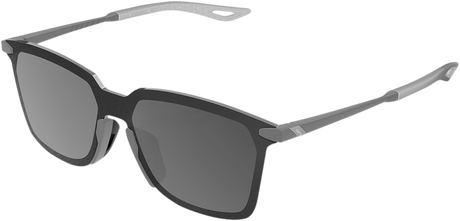 Legere Sunglasses - Square - Stone Gray - Black Mirror