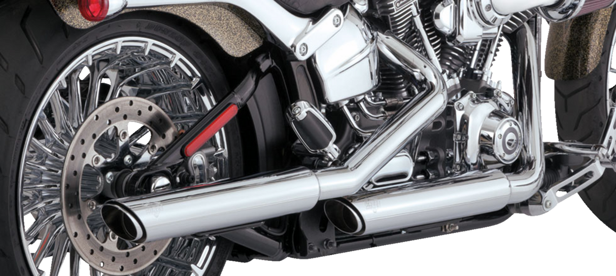 3\" Twin Slash Slip-On Muffler - Chrome 2007 - 2017