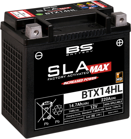 Battery - BTX14HL (YTX) 2004 - 2023