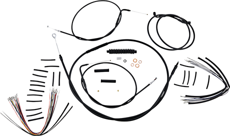 Control Cable Kit - XR - Black 2007 - 2010