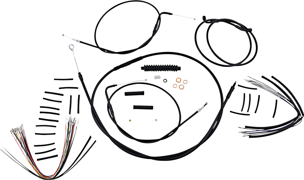 Control Cable Kit - XR - Black 2007 - 2010