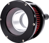 BA Series Air Cleaner Kit - Black Anodized - Red Filter 2017 - 2022