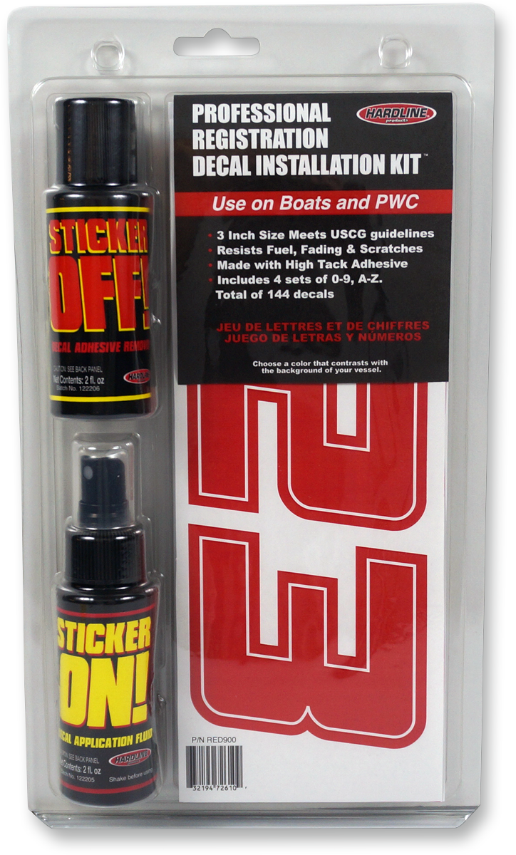 Decal Registration Kit - Red