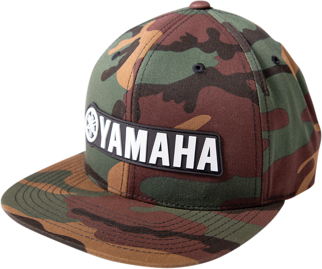 Yamaha Bold Snapback Hat - Camouflage