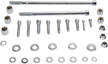 Bolt Kit - Motor Mount - Top/Front/Rear - Socket-Head - Chrome 2007 - 2017