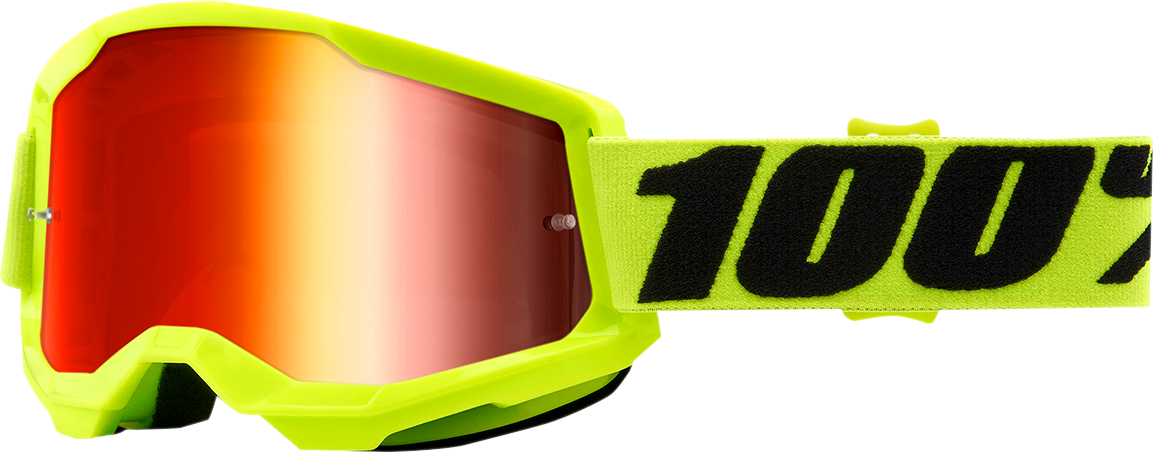 Strata 2 Goggles - Yellow - Red Mirror