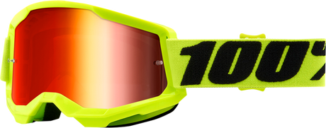 Strata 2 Goggles - Yellow - Red Mirror