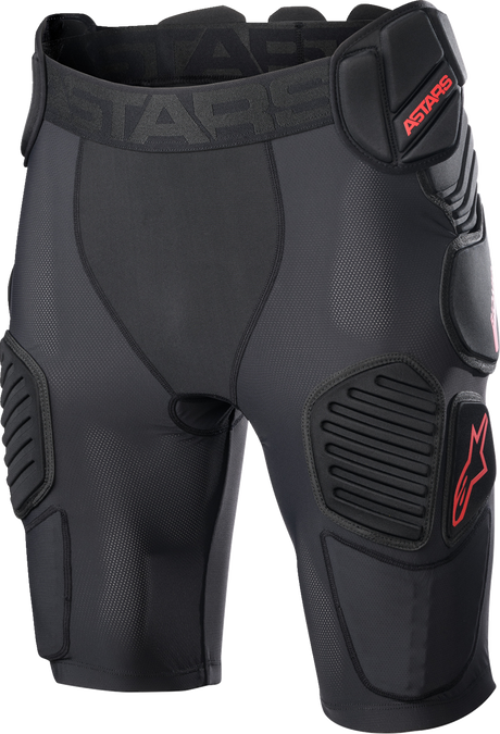 Bionic Pro Protection Shorts - Black/Red - Medium