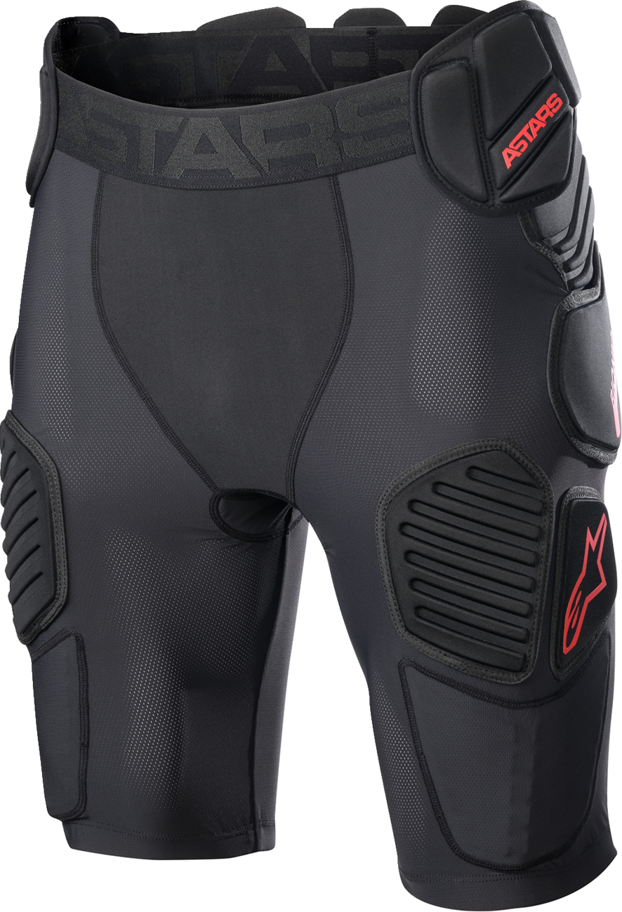 Bionic Pro Protection Shorts - Black/Red - XL