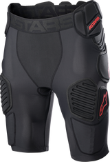 Bionic Pro Protection Shorts - Black/Red - XL