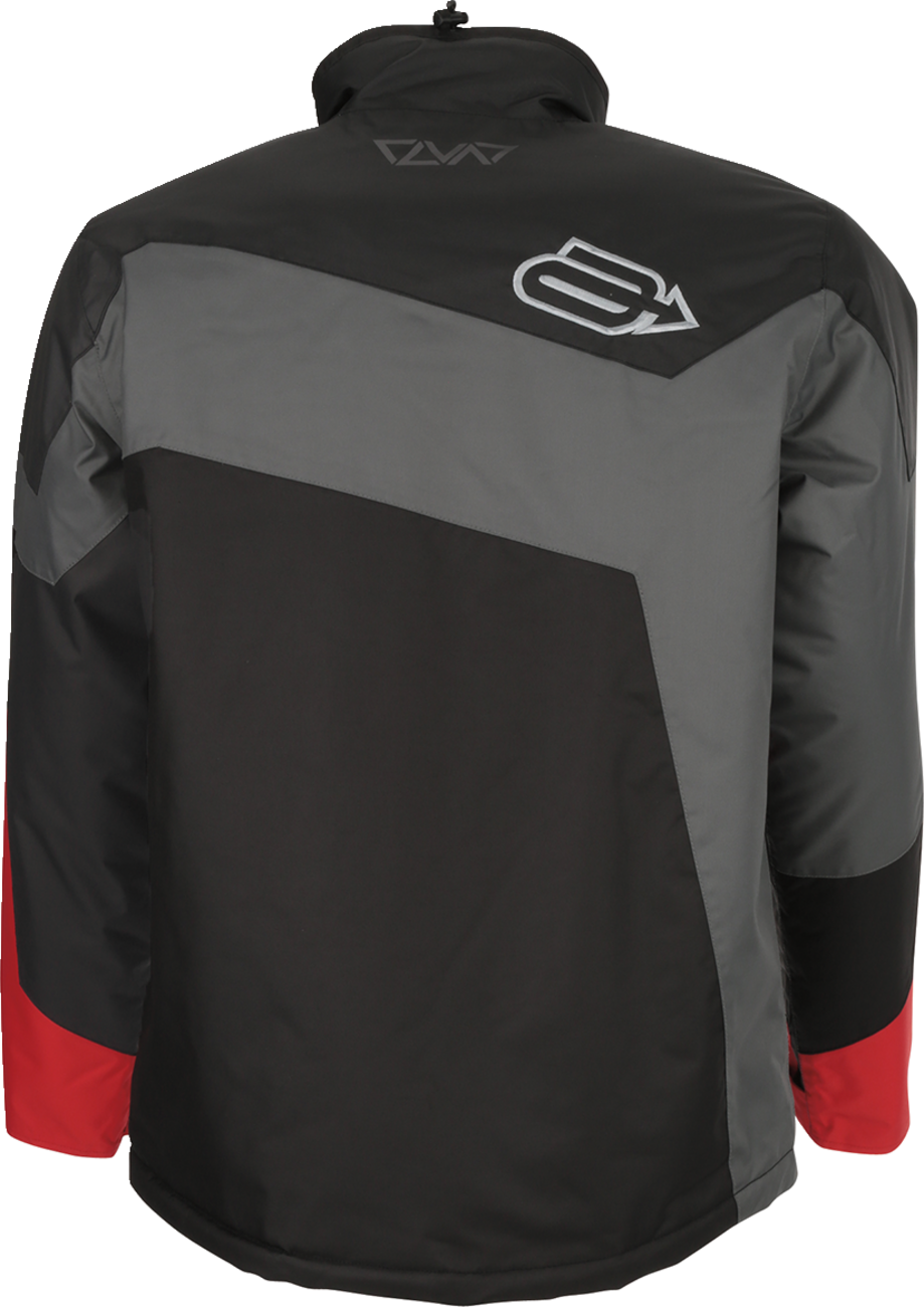 Pivot 6 Jacket - Gray/Black/Red - 3XL