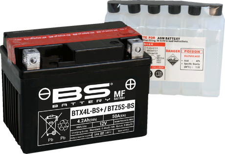 Battery - BTZ5S-BS / BTX4L-BS (YTZ / YTX) 1988 - 2020