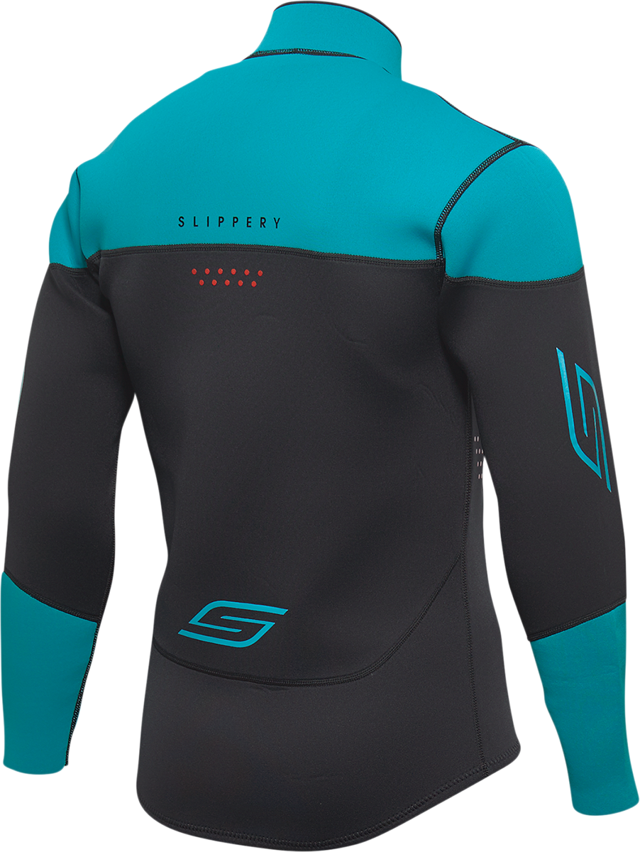 Breaker Wetsuit & Jacket - Black/Aqua - Large