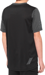 Youth Ridecamp Jersey - Short-Sleeve - Black/Charcoal - Large