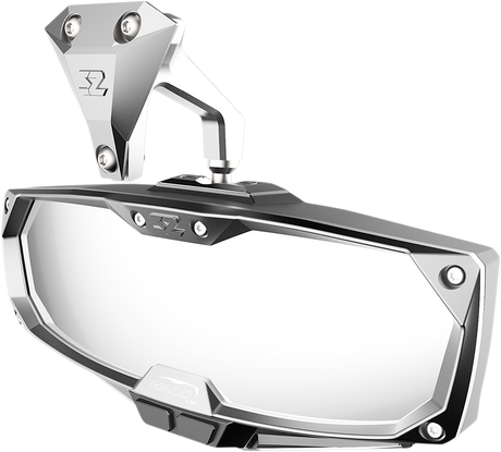 Mirror - Halo R - Rear View w/LED Cabin Light - Rectangle - Silver w/Silver Bezel - X3 2020 - 2021