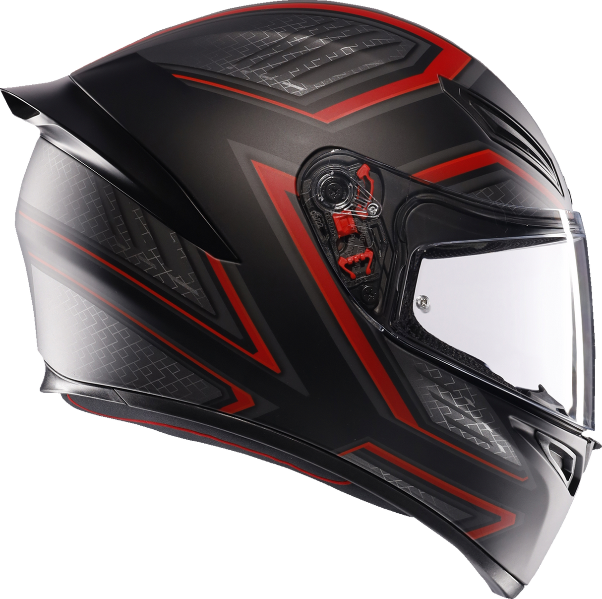 K1 S Helmet - Sling - Matte Black/Red - Medium