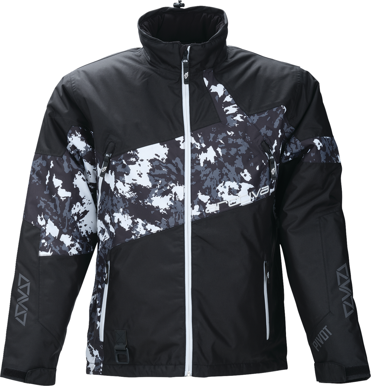 Pivot 7 Jacket - Camo Black/White - Large