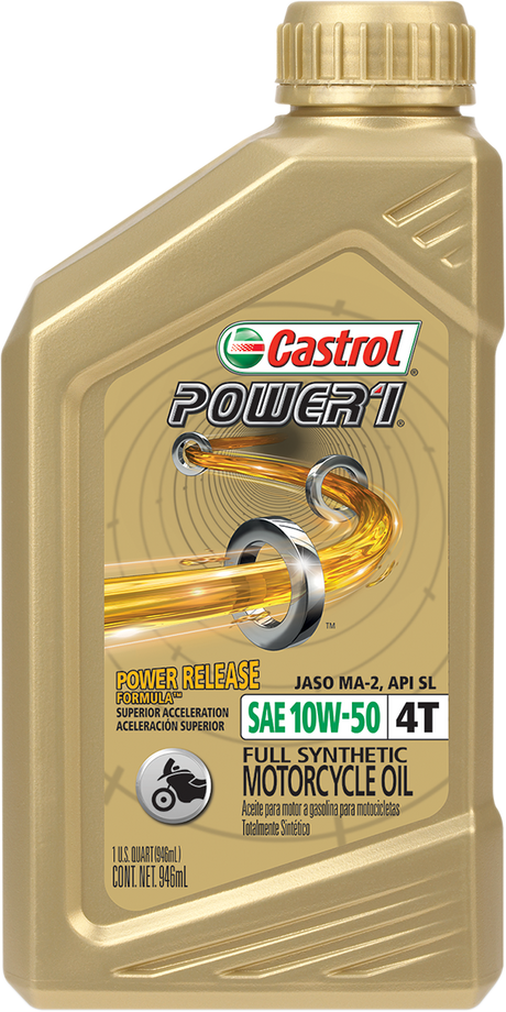 Power 1® Synthetic Engine Oil - 10W-50 - 1 U.S. quart