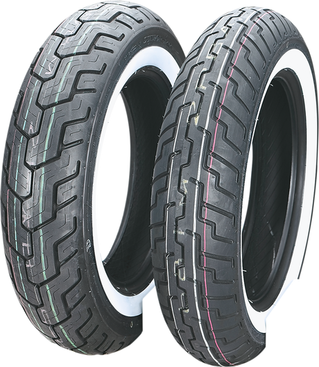 Tire - D404 - Front - 150/80-16 - Wide Whitewall - 71H