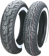 Tire - D404 - Front - 150/80-16 - Wide Whitewall - 71H