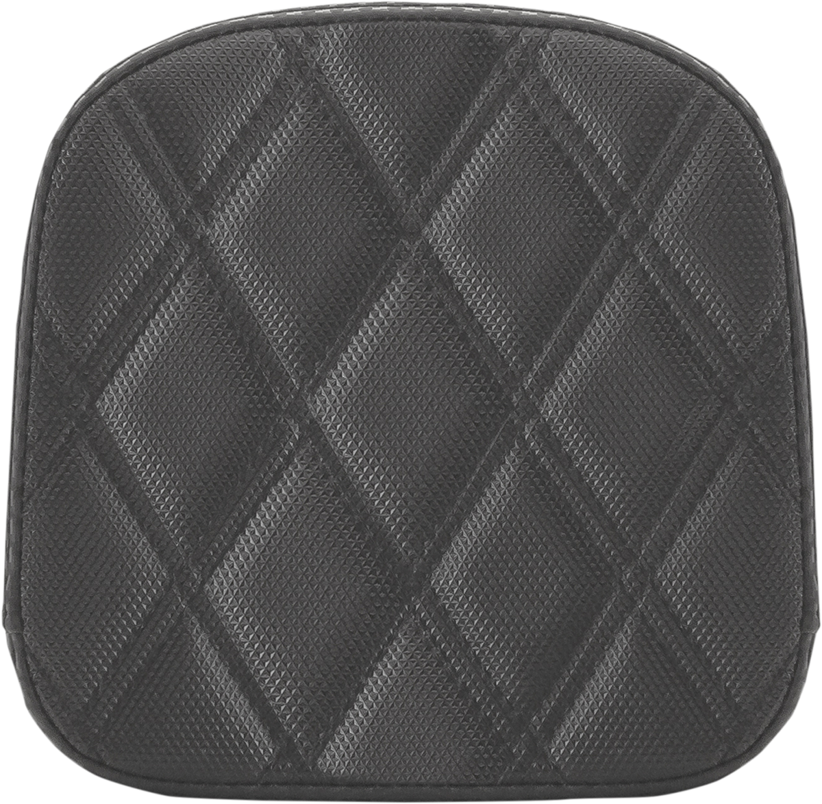 Sissy Bar Pad - Lattice Stitched - Black