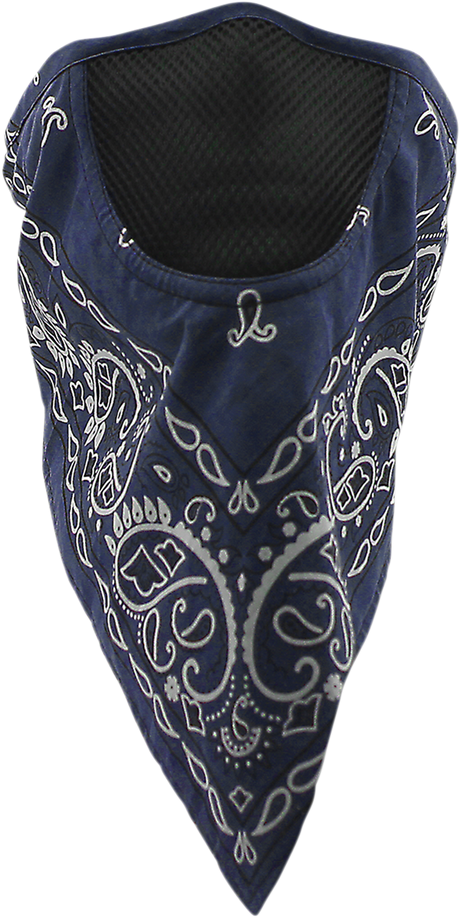 Facefit Facemask - Navy Paisley