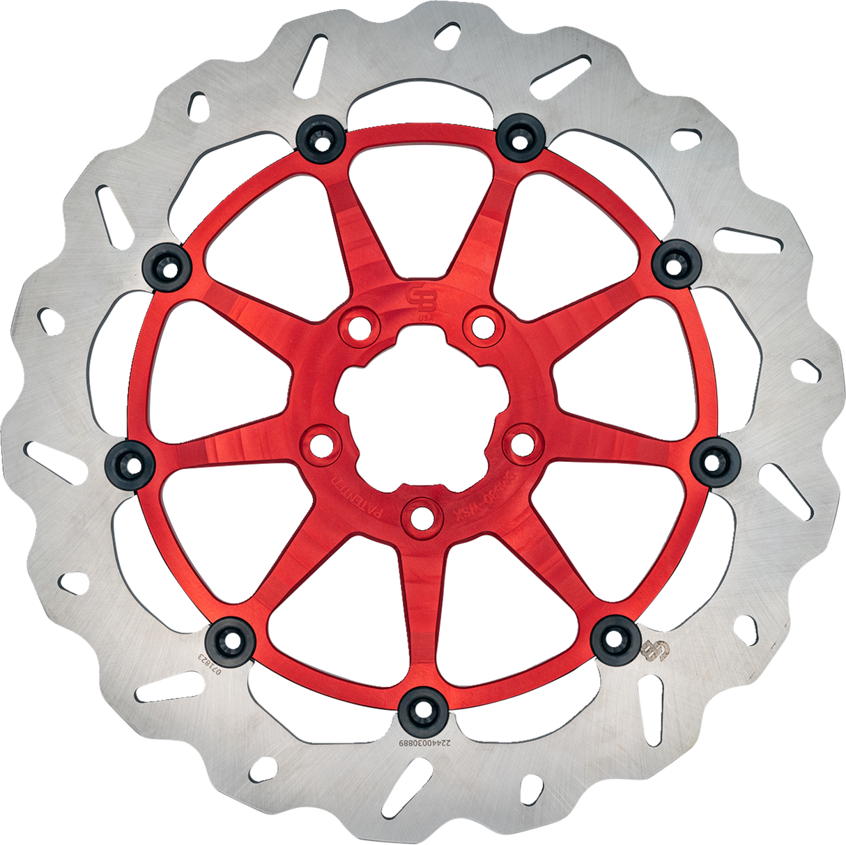 Brake Rotor - Front - Red