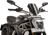 New Generation Windscreen - 11-5/8\" - Black - Diavel 2016 - 2018