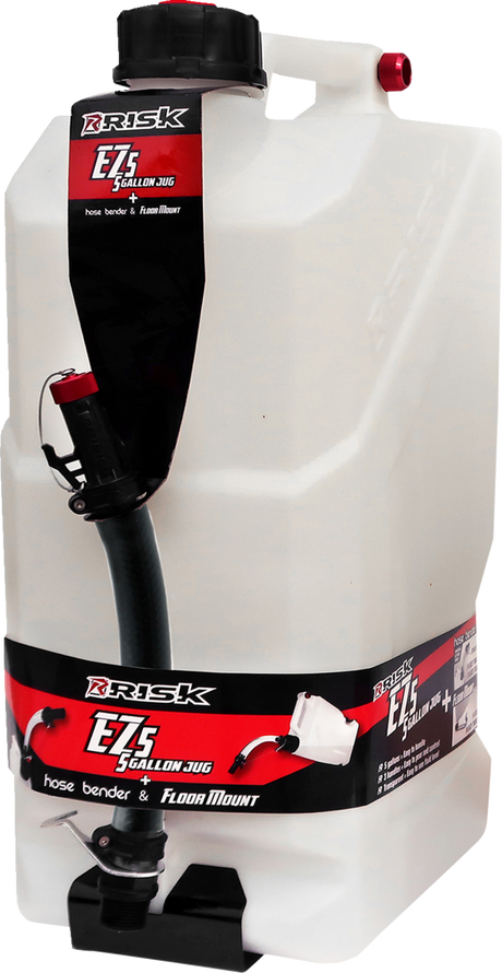 EZ Utility Jug - w/\"Black Edition\" Premium Hose Bender/Floor Mount - 5 gal