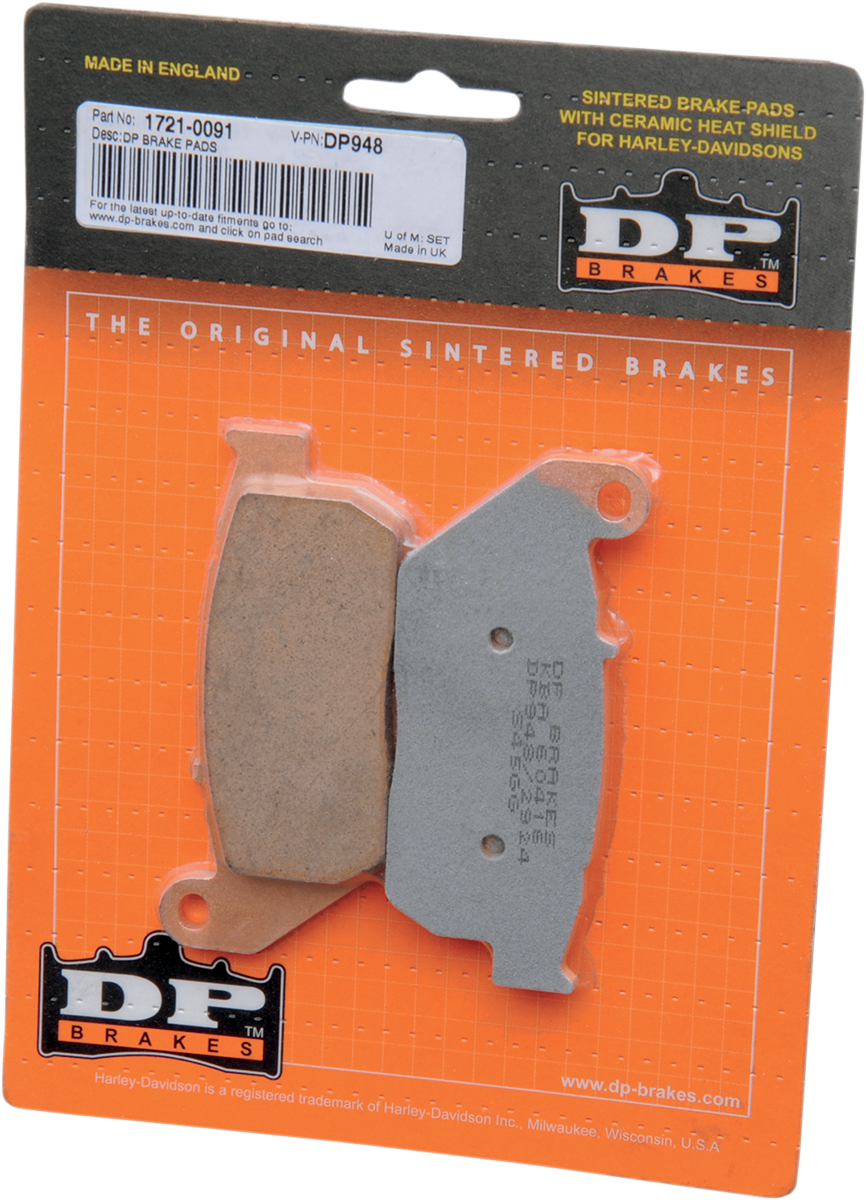 Sintered Brake Pads - DP948 2004 - 2013