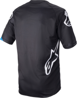 Racer V3 Jersey - Black/Bright Blue - Small