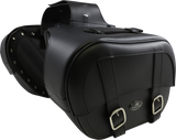 Drifter Saddlebags with Shock Cutaway - Black