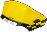 Windshield - Yellow/Black Checkered - Ski Doo 2000 - 2005