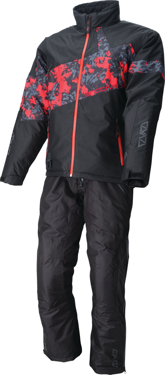 Pivot 7 Jacket - Camo Black/Red - 2XL