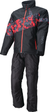 Pivot 7 Jacket - Camo Black/Red - 2XL