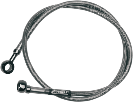 Brake Line - Front - Stainless Steel - +4\" - FLH \'72-\'81 1972 - 1981