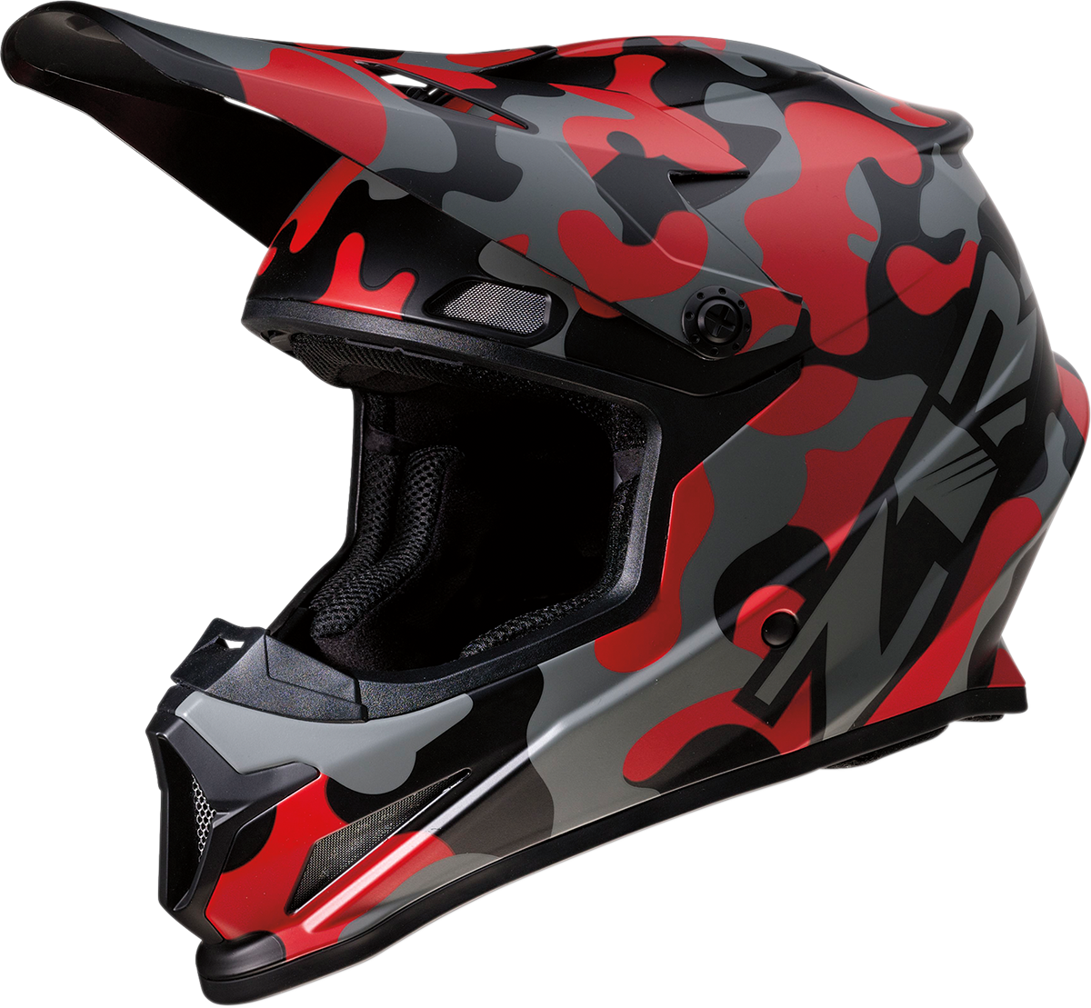 Rise Helmet - Camo - Red - 2XL