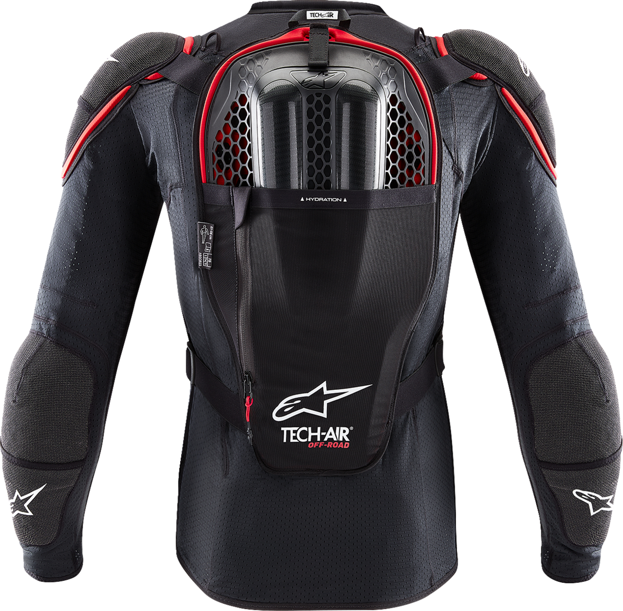 Tech-Air® Off-Road System - Black/Red - Large