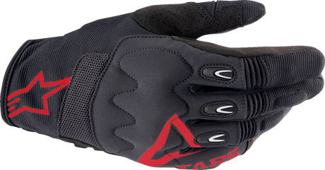 Techdura Gloves - Fire Red/Black - XL