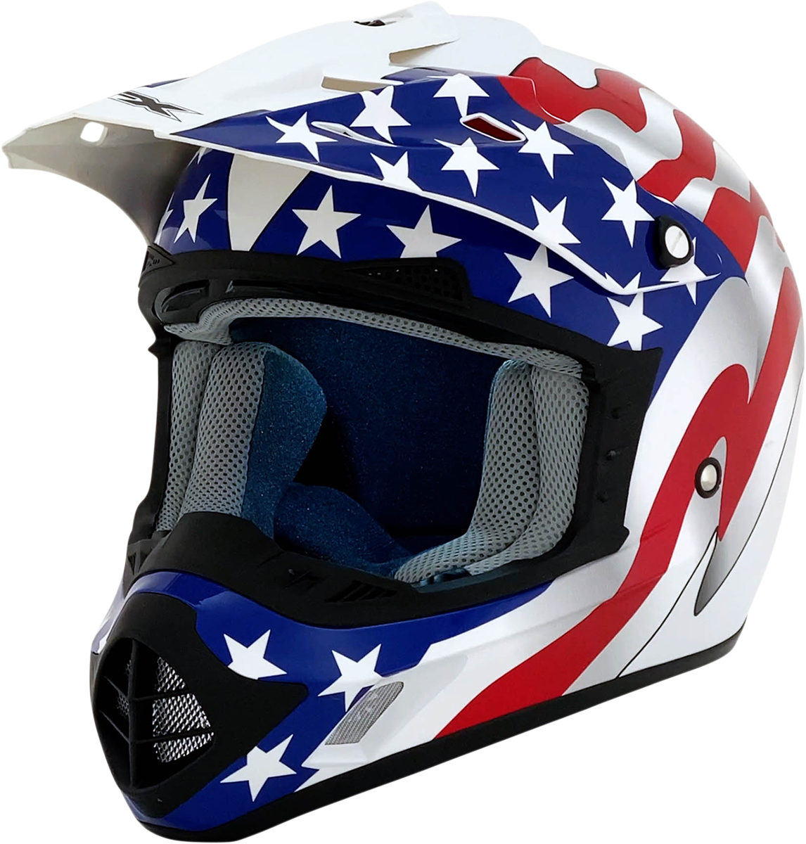 FX-17 Helmet - Flag - White - 4XL