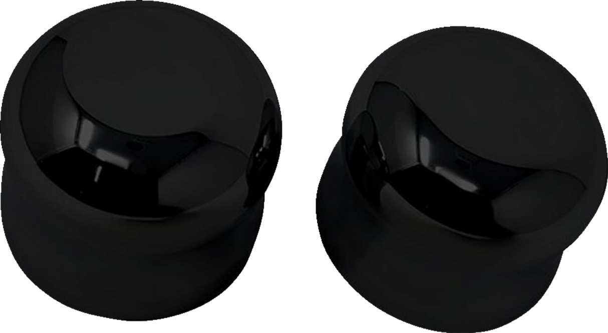 Axle Cap - Front - Smooth - Black 2002 - 2023