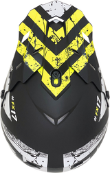 FX-17Y Helmet - Attack - Matte Black/Hi-Vis Yellow - Small