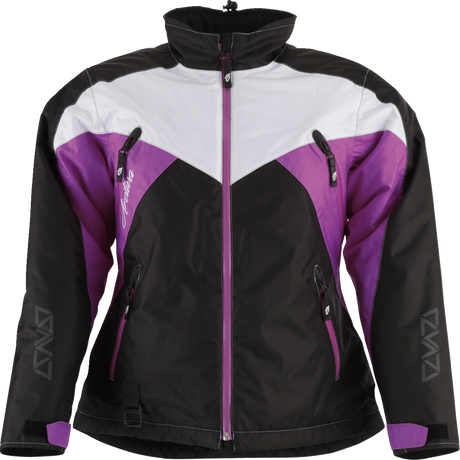 Women\'s Pivot 6 Jacket - Black/Purple/White - Large